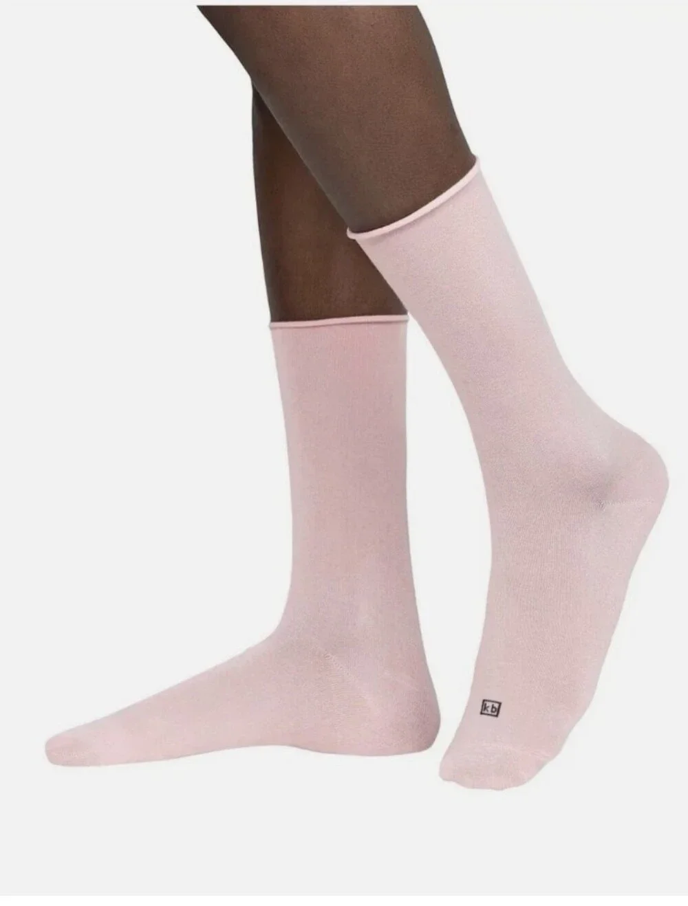 (Ew)K. Bell Women's Modal Roll Top Socks, 6 Pairs,  Fits Shoe Sizes 5.5-10